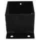 thumbnail image 4 of Soporte de valla de aluminio para exteriores, base protectora de poste ajustable, cubiertas negras para postes de barandilla y soportes metálicos para postes de valla, 4 of 8