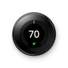 Google Nest Learning Thermostat - Programmable Smart Thermostat for Home - 3rd Generation- Works with Alexa - Black