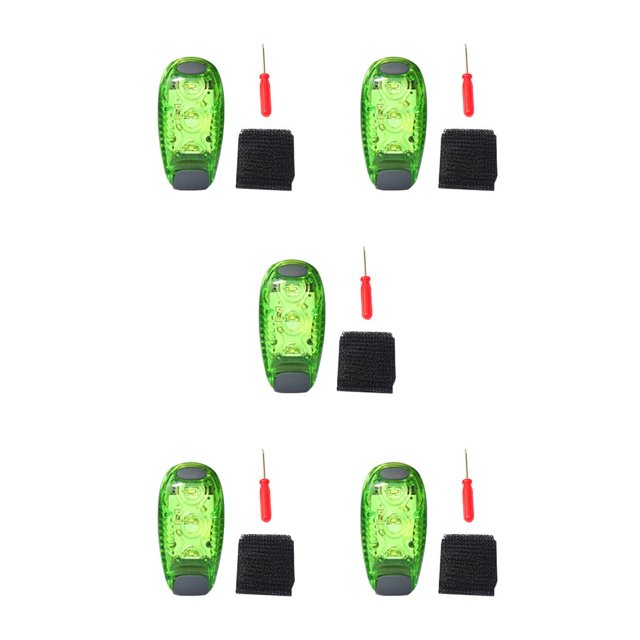 Soidarity Luz de advertencia Casco de ciclismo nocturno Luz LED Luz trasera para bicicleta modos Lámpara de alerta a prueba de agua, Verde Type2 NO2 Soidarity CBP149189