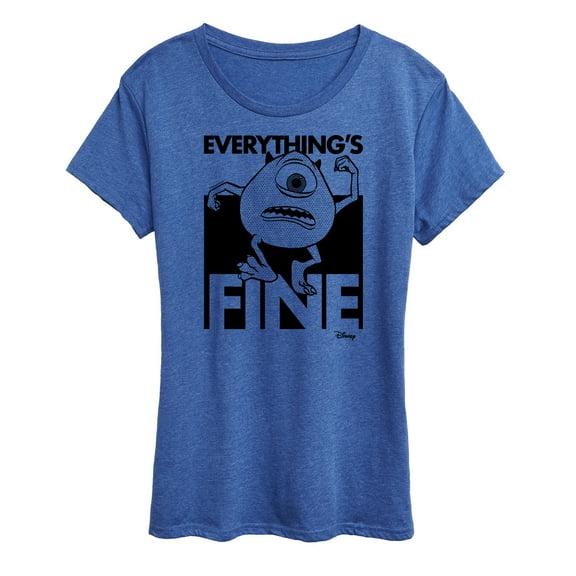 Monsters Inc. - Everythings Fine - Women's Short Sleeve Graphic T-Shirt