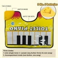 thumbnail image 5 of WICVIK Potty Piano Sounding Rug Novelty Potty Piano Sounding Rug Creative Bathroom Fun Toe Tapping Musical Keyboard Toilet Floor Mat Toilet Piano Mat Makes a Great Gag Gift for All Ages, 5 of 8