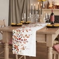 thumbnail image 2 of Table Runners 36 Inches Long Dress Scarves, Brown Eucalyptus Leaves Farmhouse Kitchen/Dining Table Runner, Short Coffee Tablerunners, Summer Botanical Watercolor 13x36 Inch, 2 of 9