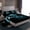 Blue Black, variant on Castle Fairy Safari Wolf Crow Twin Sheet Sets for Boys Girls,Floral Rose Butterfly Bedding