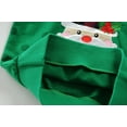 thumbnail image 6 of FEDPOP Toddler Boys Christmas Sweatshirts Cotton Crewneck Santa Embroidery Kids Tops 5T, 6 of 6