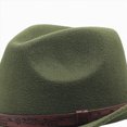 thumbnail image 7 of Gibobby Western Cowboy Hat For 3-8 Years Todddler Unisex Sun Hat Felt Suede Travel Cap Outdoor Sun Visor Wide Brim Hat With Strap Kids Hat,AG, 7 of 7