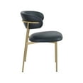 thumbnail image 6 of Meridian Furniture Lupita Black Vegan Leather Dining Chair (Set of 2), 6 of 8