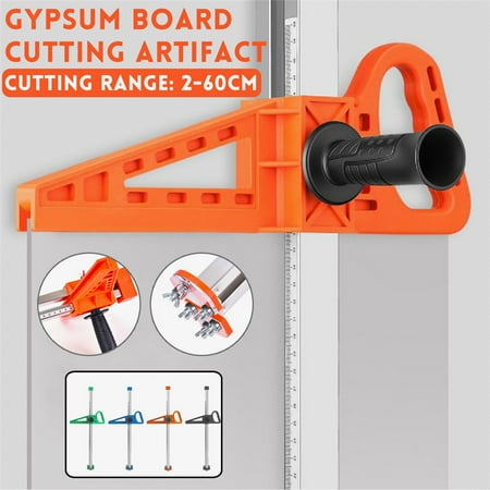 20-600mm Manual Gypsum Board Cutter Hand Push Drywall Easy Ripping Artifact Cutting Tool Kit