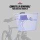 thumbnail image 5 of Canasta Canastilla Blanca Removible Para Bicicleta R26 Incluye Soportes PIAGO 12161, 5 of 6