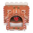 thumbnail image 2 of Furhaven Decorated Gingerbread Chateau Corrugated Cat Scratcher Hideout w/ Catnip - Christmas Print, One Size Gingerbread Christmas Chateau One Size Corrugated Scratcher, 2 of 10