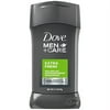 Dove Men+Care Antiperspirant Deodorant Stick, Extra Fresh 2.7 oz, Pack of 2