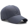 thumbnail image 2 of Korean Style Solid Summer Casual Baseball Cap Men Snapback Women Boy Quick Dry Mesh Cap Breathable Sun Hat, 2 of 2