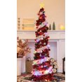 thumbnail image 2 of Árbol de Navidad SINTENILL desplegable de 5 pies con temporizador, luces y adornos, 2 of 9