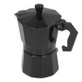 thumbnail image 3 of Stovetop Coffee Maker150ML 3 Cups Aluminum Italian Cafetiere Moka Pot Rugged and Tough, 3 of 5