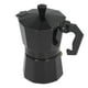 thumbnail image 4 of Cafetera italiana de aluminio de 150 ml y 3 tazas, cafetera moka doméstica, color negro, 4 of 14