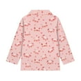 thumbnail image 5 of Psesaysky Girls Long Sleeve Shirts Pink Piglet Print Soft Fleece Jacket Fall Half Zip Pullover Kids Sweatshirts Athletic Thermal Coat for Golf Yoga 10-11 Years, 5 of 6