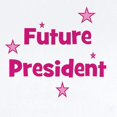 thumbnail image 2 of CafePress - Future President Pink Infant Bodysuit - Baby Light Bodysuit, Size Newborn - 24 Months, 2 of 4