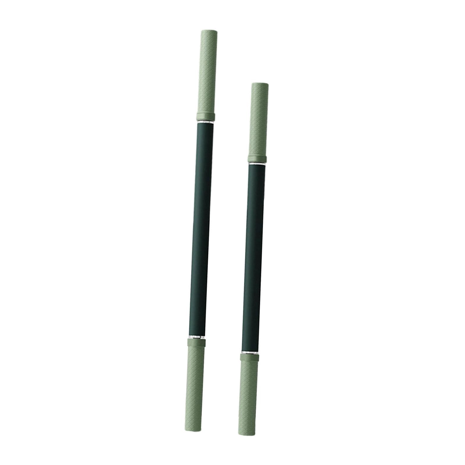 DimyFew 2 Pieces Massage Roller Stick Multipurpose Calf Roller for Glutes Back Waist Green