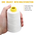 thumbnail image 4 of Moonshan Hilo de coser de 6 hilos, carrete resistente, hilo de coser industrial para máquina de coser bolsas, máquina para cerrar bolsas, 4 of 5