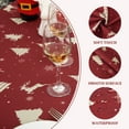thumbnail image 3 of Christmas Table Cloth, Rectangle Xmas Tree Deer Print Waterproof Tablecloth, 3 of 8