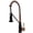 Black & Copper, variant on Strictly Sinks Pull Down Kitchen Faucet - Single Handle Dual Spray Faucet 360°Swivel Spout - Copper