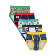 Mario Bros. Boys 4-6 Underwear, 5 Pack Briefs