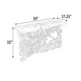 thumbnail image 3 of 60 Inch Teak Root Console Black Resin, 3 of 5