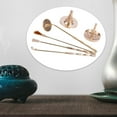 thumbnail image 4 of AMLESO 6Pcs Copper Incense Burner Censer Tool Set Incense Mould Ash Press Incense Spoon, 4 of 7