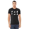 thumbnail image 2 of Ghost Cats Hiding Sheets Halloween Costume Pet Lovers Unisex Men's T-shirt, XL, Black, 2 of 6