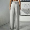 thumbnail image 7 of Straight Leg Dress Pants Women Casual Work Trousers Office Slacks for Women, 7 of 7