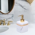 thumbnail image 5 of Resin Soap Dispenser Manual Handwash Container for Tabletop Dishwashing Soap White-400ML, 5 of 8