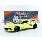 2020 Chevrolet Corvette C8 Stingray Orange Timeless Legends 1 24 Diecast Model Car by Motormax