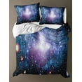 thumbnail image 4 of Move Over Blue Galaxy Bedding Sets Full Galaxy Duvet Cover Set Galaxy Pattern Microfiber No Filling, 4 of 9
