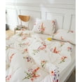 Move Over White Floral Comforter Set King Pastoral Style Bedding Sets