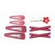 thumbnail image 5 of 7 pinzas para el pelo para niñas, accesorios para el pelo, accesorios para el pelo, pasadores Rosa roja, 5 of 9