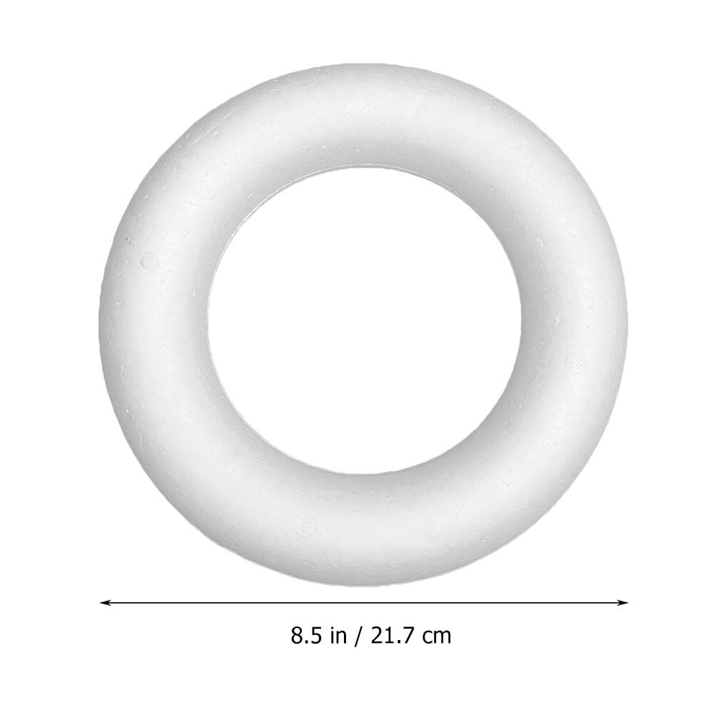 Unfinished Foam Craft DIY Foam Craft Foam Circle Ring DIY Foam Wreath