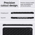 thumbnail image 4 of Allytech Case for iPad 9th/8th/7th Generation 10.2" 2021/2020/2019, Slim Luxury Diamond Pattern [Camera Protection] Shockproof Soft TPU Back Case - Black, 4 of 7