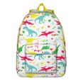 thumbnail image 1 of Cute Cartoon Dinosaur Backpack – Colorful Hand-Drawn Dino Skeleton School Bookbag for Students and Dinosaur Lovers, 1 of 3