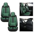 thumbnail image 4 of Tuqiang Front Car Seat Protectors for Renault for Clio/Lutecia/Euro Clio 2019-Present Luxury Auto Interior Cushions luxury black and green 1PCS, 4 of 6