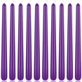thumbnail image 1 of Candle Yiflyer, cónico morado, 25 cm, paquete de 10 unidades, sin perfume, 1 of 7