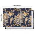 thumbnail image 6 of Set of 4 Paisley Placemats, Flax Linen Table Mats Featuring Retro Boho Floral and Mandala Patterns, Heat Resistant and Wrinkle Free, 6 of 6