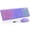 Purple, variant on RGB Backlit Rechargeable Wireless Keyboard Mouse Combo, Full-Size Ergonomic Quiet 2.4GHz Keyboard for Windows Mac Laptop