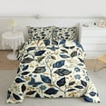 thumbnail image 2 of Castle Fairy Plants Leaves Twin Comforter Sets for Female Men,Flower Butterfly Bedding Set, 2 of 8