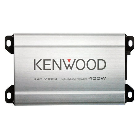 Kenwood KAC-M1804 KAC Series 4-Channel 400-Watt Mini Multi-Application Power (Best Mini Amp Head)