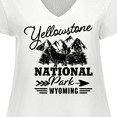 thumbnail image 4 of Inktastic Wyoming Yellowstone National Park Women's Plus Size V-Neck T-Shirt, 4 of 5