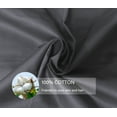 thumbnail image 2 of iMaylex Egyptian Cotton Zipper Pillowcases, Soft and Breathable Pillow Case, Dark Grey, Body, 20" x 54", 2 of 7
