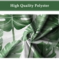 183X213Cm Monstera Shower Curtain Summer Green Tropical Plants Bathroom