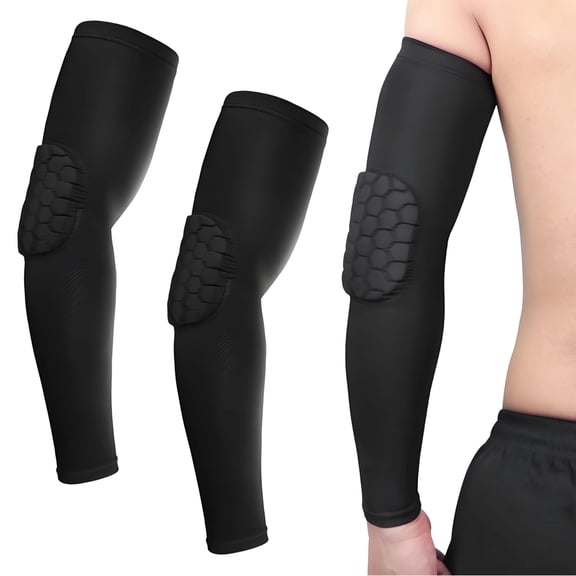 BESTSKY 2Pcs Tennis Elbow Brace for Men,Anti-collision Elbow Pads Tandem Elbow Pads Volleyball,M