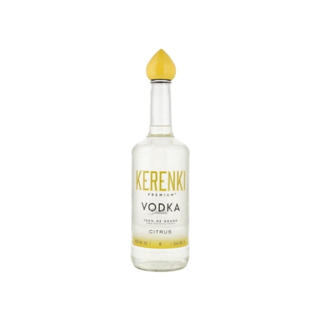 Paquete de 3 Vodka Kerenki Premium Citrus 1 L Kerenki Paquete de 3