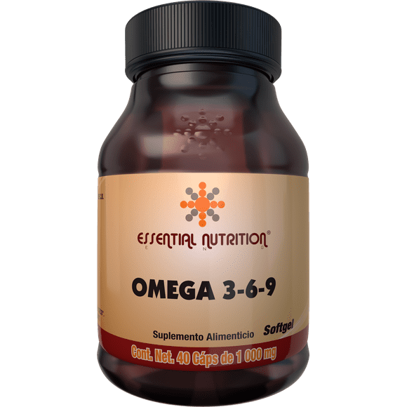 Suplemento Alimenticio Essential Nutrition Omega 3-6-9 40 Cápsulas de 1000 mg