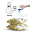 thumbnail image 6 of Outdoor Pillows Waterproof, Summer Sunflower Throw Pillows with Inserts Included, Vintage Floral Botanical Bee Indoor Outdoor Decorative Lumbar Pillow for Bed/Couch/Patio 18"x18", 1Pcs, 6 of 8